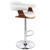 Hoxton Room Demetrius Faux Leather Adjustable Barstool