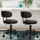 Hoxton Room Marcus Faux Leather Drafting Chair