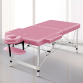 Hoxton Room Carson 75cm Faux Leather 2 Fold Lift Up Massage Table