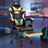 Hoxton Room Darius Faux Leather Gaming Chair with Lumbar Massage