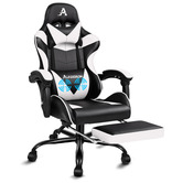 Hoxton Room Darius Faux Leather Gaming Chair with Lumbar Massage