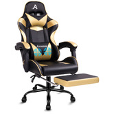 Hoxton Room Darius Faux Leather Gaming Chair with Lumbar Massage