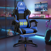 Hoxton Room Nightcrawler PU Leather Gaming Chair with Footrest