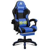Hoxton Room Nightcrawler PU Leather Gaming Chair with Footrest
