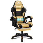 Hoxton Room Nightcrawler PU Leather Gaming Chair with Footrest
