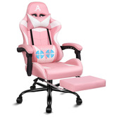 Hoxton Room Darius Faux Leather Gaming Chair with Lumbar Massage