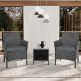 Hoxton Room 2 Seater Chandon Outdoor Armchair &amp; Table Set