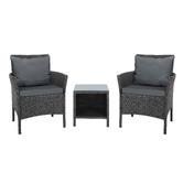 Hoxton Room 2 Seater Chandon Outdoor Armchair &amp; Table Set