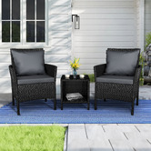 Hoxton Room 2 Seater Chandon Outdoor Armchair &amp; Table Set