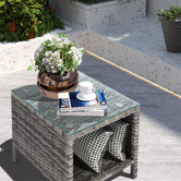 Hoxton Room 2 Seater Chandon Outdoor Armchair &amp; Table Set