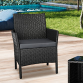 Hoxton Room 2 Seater Chandon Outdoor Armchair &amp; Table Set