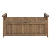 Hoxton Room 2 Seater Everdeen Fir Wood Outdoor Storage Bench