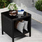 Hoxton Room 2 Seater Chandon Outdoor Armchair &amp; Table Set