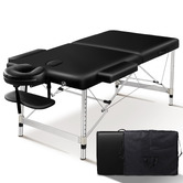 Hoxton Room Carson 55cm Faux Leather 2 Fold Lift Up Massage Table