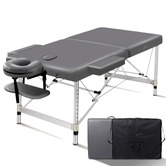 Hoxton Room Carson 55cm Faux Leather 2 Fold Lift Up Massage Table