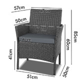 Hoxton Room 2 Seater Chandon Outdoor Armchair &amp; Table Set