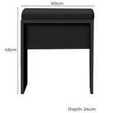 Hoxton Room 2 Piece Clementine Dressing Table &amp; Stool Set