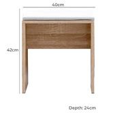 Hoxton Room 2 Piece Clementine Dressing Table &amp; Stool Set