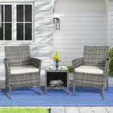 Hoxton Room 2 Seater Matteo Outdoor Armchair &amp; Table Set
