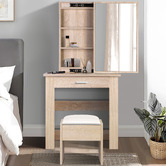 Hoxton Room 2 Piece Clementine Dressing Table &amp; Stool Set