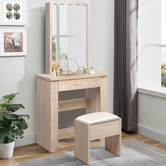 Hoxton Room 2 Piece Clementine Dressing Table &amp; Stool Set
