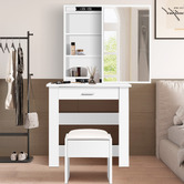 Hoxton Room 2 Piece Clementine Dressing Table &amp; Stool Set