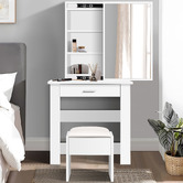 Hoxton Room 2 Piece Clementine Dressing Table &amp; Stool Set