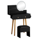 Hoxton Room 2 Piece Carina Dressing Table &amp; Stool Set