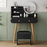 Hoxton Room 2 Piece Carina Dressing Table &amp; Stool Set