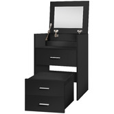 Hoxton Room 2 Piece Ximena Dressing Table &amp; Stool Set