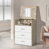 Hoxton Room 2 Piece Ximena Dressing Table &amp; Stool Set