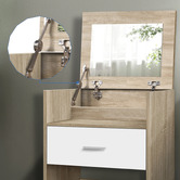 Hoxton Room 2 Piece Ximena Dressing Table &amp; Stool Set