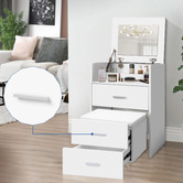 Hoxton Room 2 Piece Ximena Dressing Table &amp; Stool Set