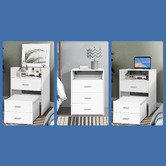 Hoxton Room 2 Piece Ximena Dressing Table &amp; Stool Set