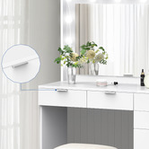 Hoxton Room 2 Piece Zeta Dressing Table &amp; Stool Set