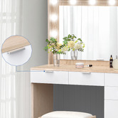 Hoxton Room 2 Piece Zeta Dressing Table &amp; Stool Set