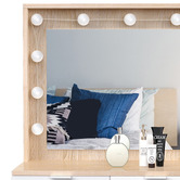 Hoxton Room 2 Piece Zeta Dressing Table &amp; Stool Set