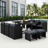 Hoxton Room 10 Seater Evander Outdoor Dining Table &amp; Chair Set
