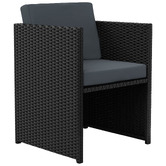 Hoxton Room 4 Seater Evander Outdoor Dining Table &amp; Chair Set