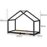 Hoxton Room Rosse Kids&#039; Single Bed Frame