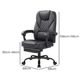 Hoxton Room Ellian PU Leather Executive Office Chair