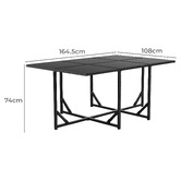 Hoxton Room 10 Seater Evander Outdoor Dining Table &amp; Chair Set