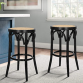 Hoxton Room 65cm Isla Rattan Barstools