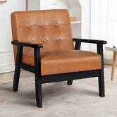 Hoxton Room Callum Faux Leather Armchair