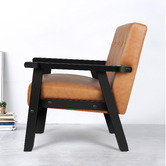 Hoxton Room Callum Faux Leather Armchair