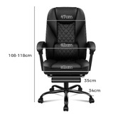 Hoxton Room Ellian PU Leather Executive Office Chair