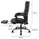 Hoxton Room Ellian PU Leather Executive Office Chair