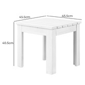 Hoxton Room Delmar Fir Wood Outdoor Side Table