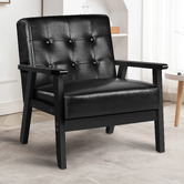 Hoxton Room Callum Faux Leather Armchair