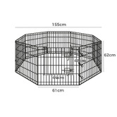 Hoxton Room 8 Panel Foldable Pet Playpen